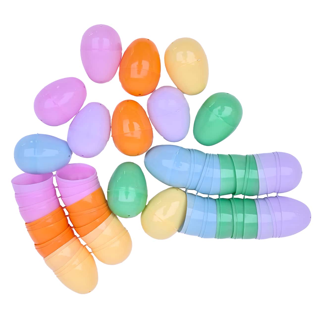 2.5" Fillable Plastic Easter Eggs, 30ct. by Creatology™